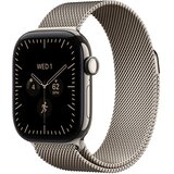 Apple Watch Series 12 Cellular 42mm trak MJGH4ZR/A Titano ohi&amp;scaron;je Naravni Naravni Milanese Slike