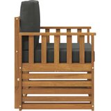  Set vanjskih sofa s jastukom Prirodna 71 x 63 x 73 cm | shoptok.hr