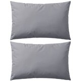 vidaXL Zunanje blazine 2 kosa 60x40 cm siva Cene