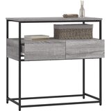  Konzolni stol siva boja hrasta 75x40x75 cm konstruirano drvo | Eponuda.ba