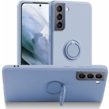 Onasi silikonski ovitek liquid ring za samsung galaxy S22 ultra 5G - moder Cene