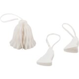Eulenschnitt Papirnati novoletni okraski v obliki zvončka, 3-delni set, naravna - 1 set | Shoptok.si