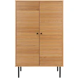 Ormarić u dekoru hrasta u prirodnoj boji 80x130 cm Kyoto –