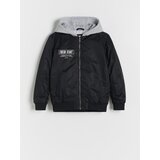 Reserved bomber jakna - črna | Shoptok.si