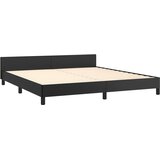  Okvir za krevet s uzglavljem crni 160x200 cm od umjetne kože | Eponuda.com