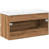 Ormarić s ugrađenim Lavabo - Umivaonikom boja hrasta 91x39 5x49 cm | shoptok.hr