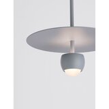 Nova Luce Prašno modra aluminijasta LED viseča svetilka ø 30 cm Edem – | Shoptok.si