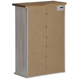 Viseći ormarić HALDEN s kliznim vratima bijeli 49x22,5x70cm bor | shoptok.hr