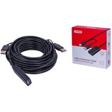 Unitek Y-278 USB cable USB 2.0 10 m 2 x USB A USB A Black | shoptok.hr