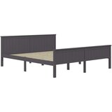  Posteljni okvir siv iz trdne borovine 200x200 cm, (20645037) | Shoptok.si