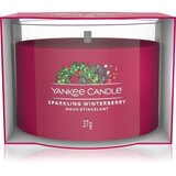 Yankee Candle Sparkling Winterberry votivna sveča 37 g Cene