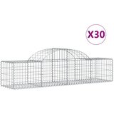  Lučne gabionske košare 30 kom 200x50x40/60 cm pocinčano željezo | shoptok.hr