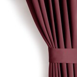 Restilo Bordo rdeča zatemnitvena izolacijska zavesa 140x245 cm Pleat – | Shoptok.si