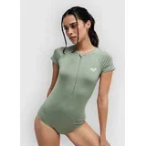 Essentials Zipped Cs Onesie Lycra oil green