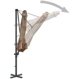  Zunanji senčnik s prenosnim podstavkom taupe, (20729492) | Shoptok.si