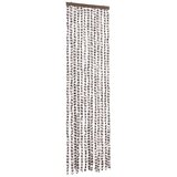  Zastor protiv insekata smeđe-sivi i bijeli 56 x 185 cm šenil | shoptok.hr