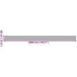  Tepih pravokutni prirodni 60 x 1000 cm od bambusa | shoptok.hr