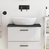 vidaXL Kopalniški pult temno siv 60x40x2 cm obdelan trden les Cene