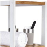 Möbelix Regal Bambu Bela, 4 Police | Shoptok.si
