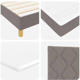 vidaXL Box spring krevet Sivo-smeđa 200 x 200 cm tkanina | shoptok.hr
