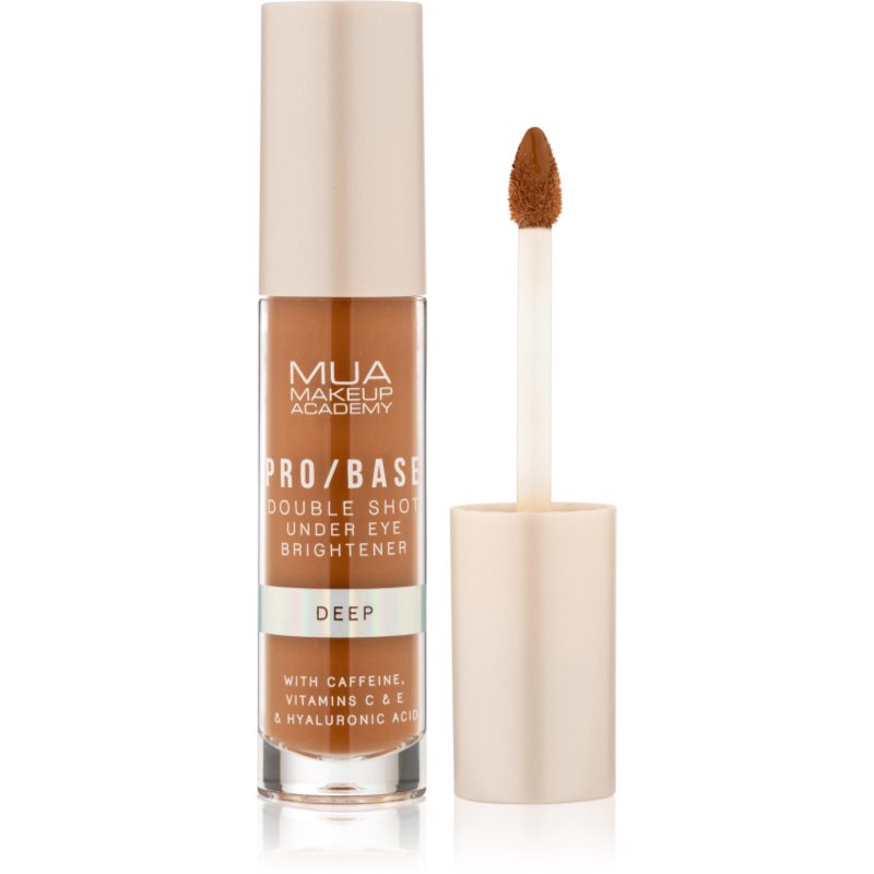 MUA Makeup Academy PRO/BASE Double Shot posvjetljivač za područje oko očiju s kofeinom nijansa Deep 5 ml Cijene