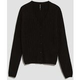 Marisse Black Sweater Decorated With Metallic Thread | ePonuda.com