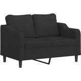  3-dijelni set sofa s jastucima crni od mikrovlakana | shoptok.hr