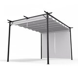 Blumfeldt Pantheon Robust, pergola, 3 x 4 m, s stranskimi roletami, prašno lakirano jeklo, odporno na vremenske vplive Cene
