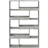 vidaXL Knjižna omara betonsko siva 100x33x156,5 cm inženirski les | Shoptok.si