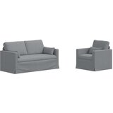 SOFA 2 pcs Svijetlo siva Metal | shoptok.hr