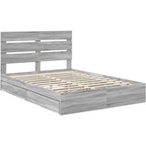  s od storage Siva Sonoma 150 x 200 cm Konstruirano drvo | shoptok.hr
