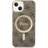  originalni guess ovitek GUHMP14SH4STW z magsafe za iphone 14 6.1 - rjav | Shoptok.si