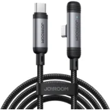 S-A56 EnjoyX Angled – 90° podatkovni kabel kotni Type C na Type C 1,2m, 60W – črn
