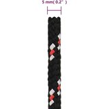  Brodski konop crni 5 mm 25 m od polipropilena | shoptok.hr