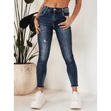 DStreet Women's denim pants BUSOT blue | shoptok.hr