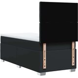  Krevet s oprugama i madracem crni 80 x 200 cm od umjetne kože | shoptok.hr