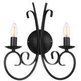  ONLI - Zidna svetiljka POMPEI 2xE14/6W/230V crna | Eponuda.com