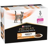 Purina PRO PLAN Veterinary Diets Feline OM ST/OX-Obesity Management piščanec - 10 x 85 g | shoptok.hr