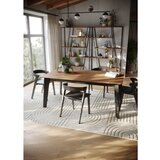 TemaHome Raztegljiva jedilna miza z mizno ploščo v orehovem dekorju v naravni barvi 100x180 cm Shadow – | Shoptok.si