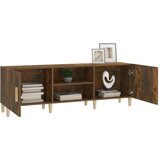 TV ormarić boja dimljenog hrasta 150x30x50 cm konstruirano drvo | shoptok.hr