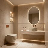 REA Bath Umivalnik na podstavku DUO Caffe Latte Matt | Shoptok.si