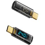 INF 240W Type-C ženski na Type-C moški adapter s prikazovalnikom - 2 kosa, (5000291419) | Shoptok.si