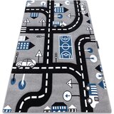 RugsX Preproge Preproga PETIT CITY mesto, ulice siva 240x330 cm Siva | Shoptok.si