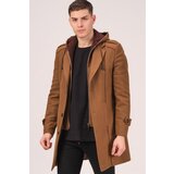 Dewberry PLT8334 MEN'S COAT-DARK CAMEL | ePonuda.com