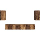  Set TV komoda Zidne 3 pcs Staro drvo Konstruirano drvo | shoptok.hr