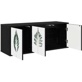  ormar za montažu na zid HANAU 102 x 33 x 40 cm Crni hrast | shoptok.hr