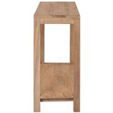 vidaXL Konzolni stol od masivne tikovine 120 x 35 x 75 cm | shoptok.hr
