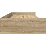  Krevetna konstrukcija s ladicama Sonoma hrast 90 x 200 cm | shoptok.hr