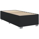  s oprugama i madracem crni 80 x 200 cm od umjetne kože | shoptok.hr