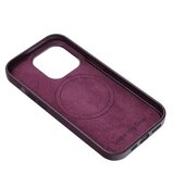  Kožna Mag Cover maska kompatibilna s MagSafe za iPhone 14 tamno ljubičasta | shoptok.hr